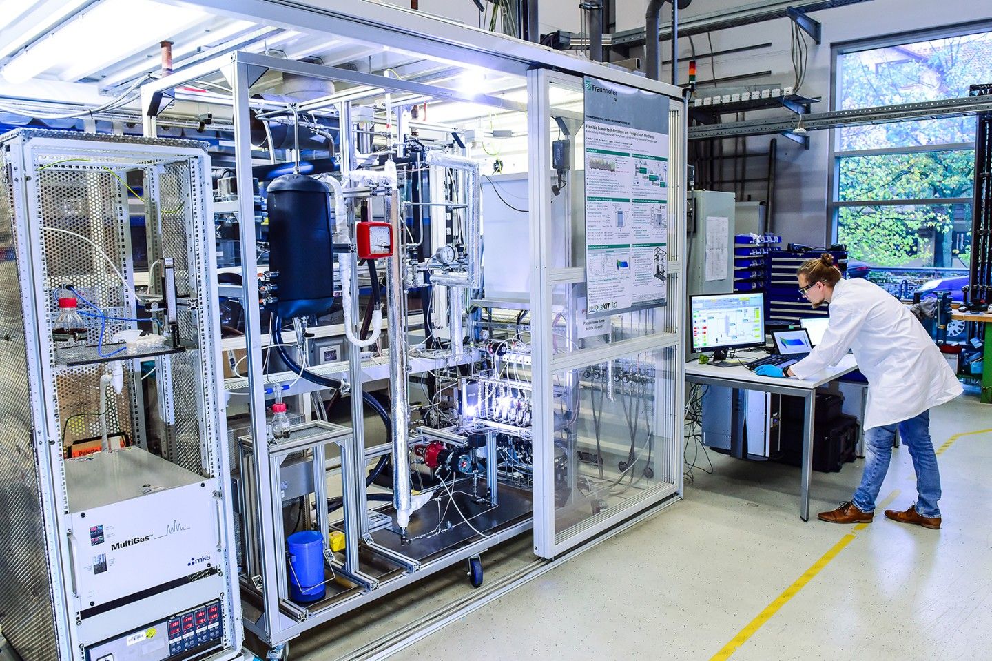 Methanol-Mini-Plant Anlage